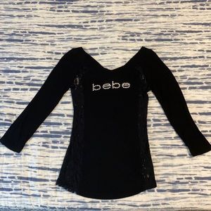 Women’s Bebe Lace Top